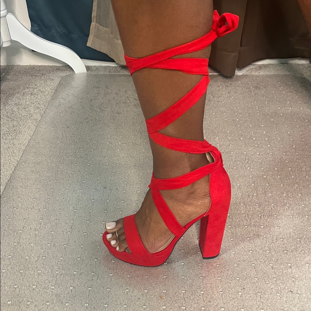 Red Dream Paris Heels